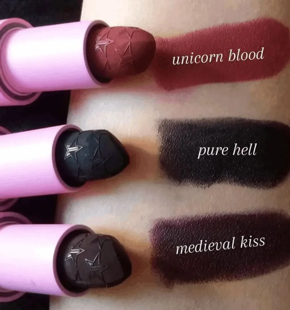Jeffree Star RARE Medievil Kiss Velvet Trap Dark Lipstick BNIB